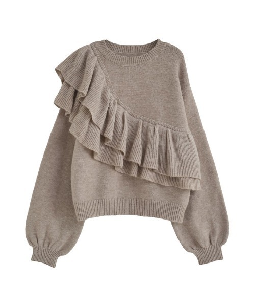 Re:EDIT（リエディ） ニット セーター 「2025AW COLLECTION」アシメ