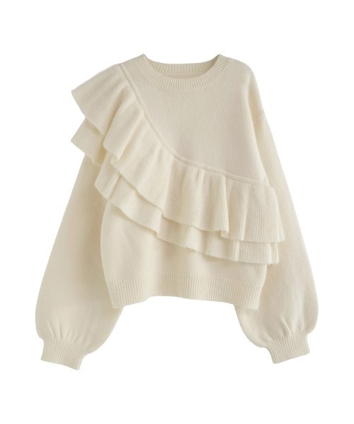 Re:EDIT（リエディ） ニット セーター 「2025AW COLLECTION」アシメ