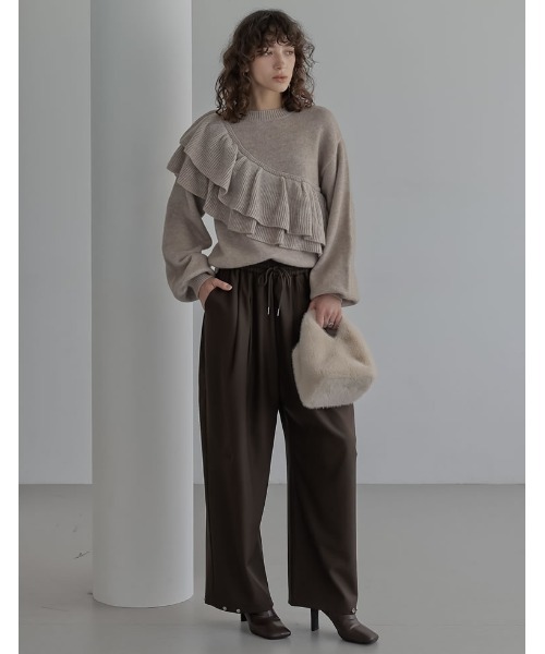 Re:EDIT（リエディ） ニット セーター 「2025AW COLLECTION」アシメ