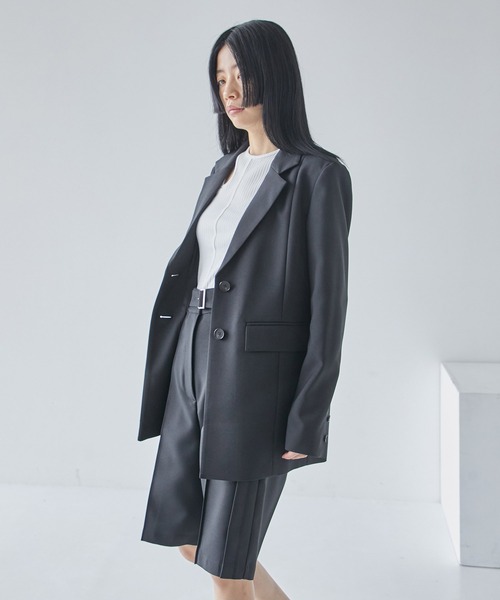 UNITED TOKYO ジャケット黒 SUMMER WOOL セミダブルジャケット(1 BLACK): : メンズ｜UNITED TOKYO