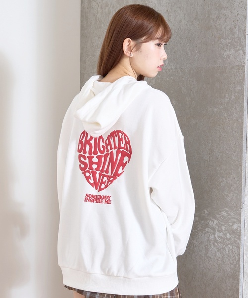 LOVETOXIC パーカー 「GOODPRICE」「LTXC」プクプクハートルーズ