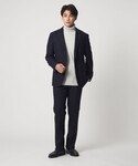 ジャケット テーラードジャケット フラノ 2ボ...の詳細画像2