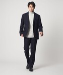ジャケット テーラードジャケット フラノ 2ボ...の詳細画像3
