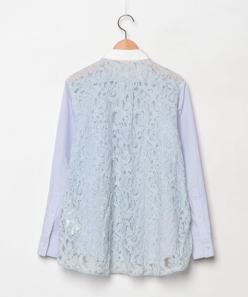 「sacai luck」 長袖シャツ 2 ブルー レディース_画像2