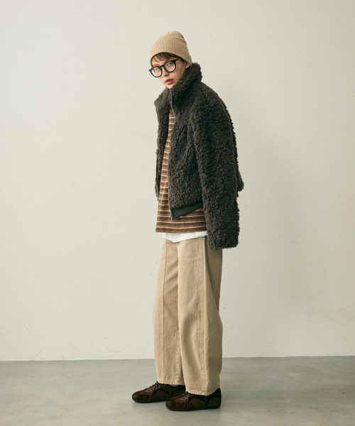 専用⭐︎ボアジップ BOA ZIP ブルゾン full/fill. ブルゾン アウター boa zip jacket / ボアジップジャケット