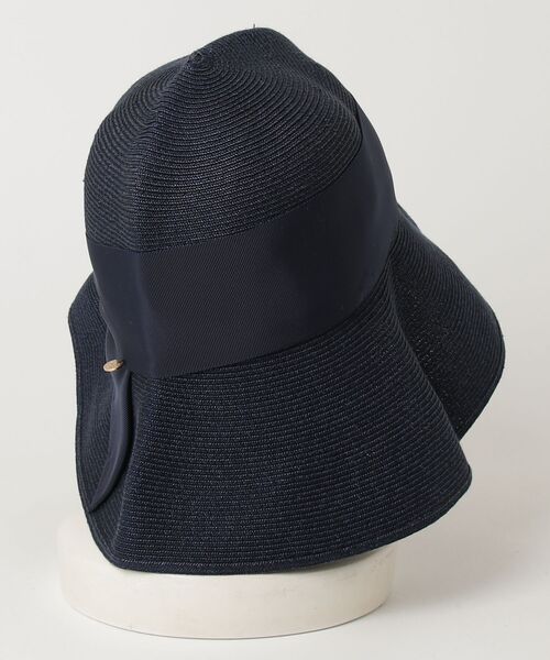 「Athena New York」 ストローハット - ネイビー レディース_画像2