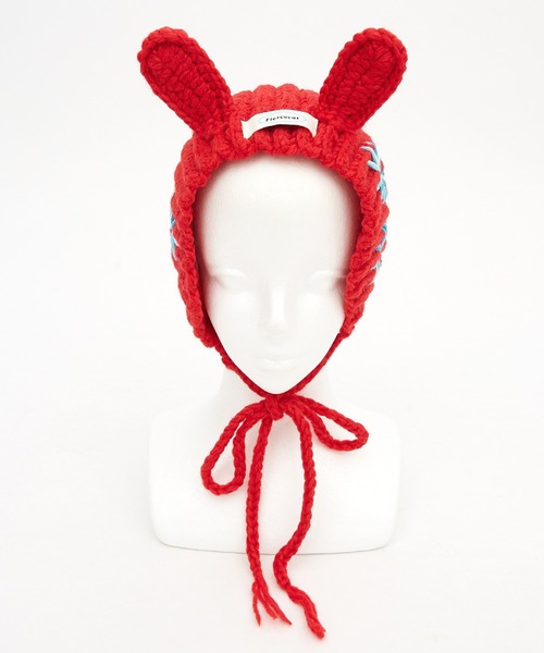 ankoROCK 耳当て イヤーマフ an meets zakka ウサ耳肉厚ニット