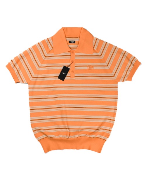TMT ポロシャツ 「TMT/ティーエムティー」DRY KNIT BORDER POLO SHIRTS 
