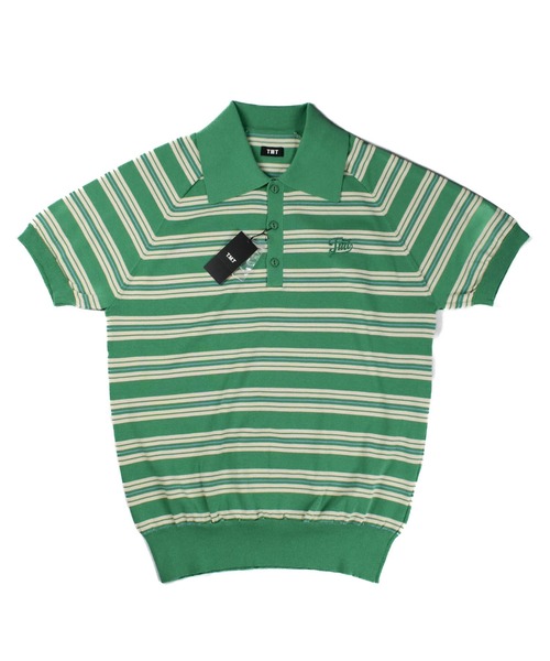 TMT ポロシャツ 「TMT/ティーエムティー」DRY KNIT BORDER POLO SHIRTS