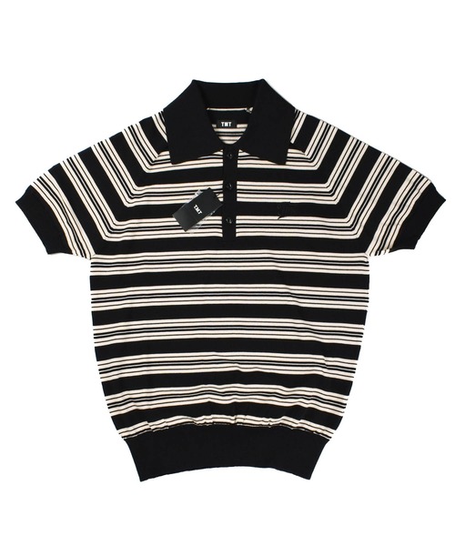 TMT ポロシャツ 「TMT/ティーエムティー」DRY KNIT BORDER POLO SHIRTS