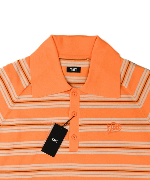 TMT ポロシャツ 半袖 「TMT/ティーエムティー」DRY KNIT BORDER POLO