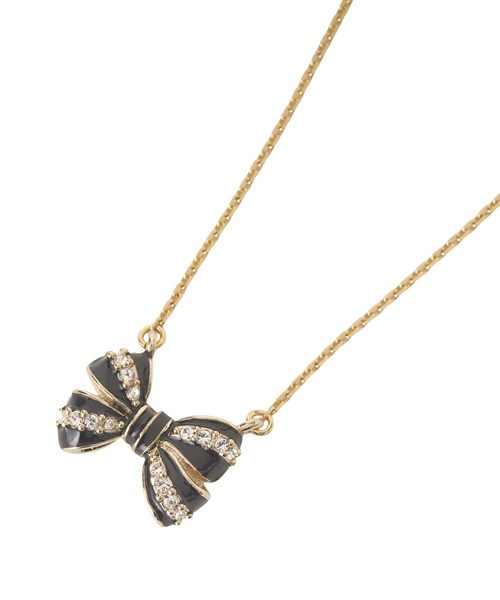 LANVIN en Bleu ネックレス リボンモチーフネックレス レディース