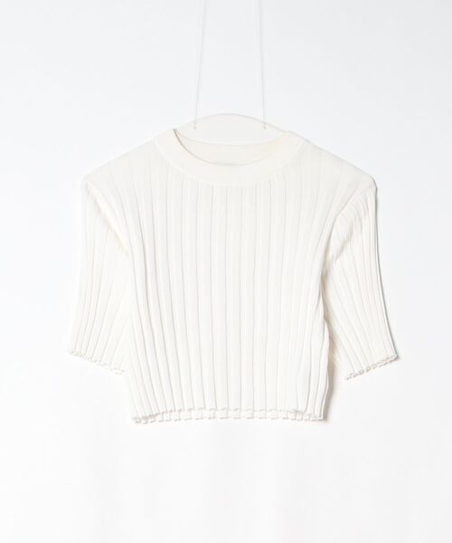 HYKE（ハイク） 7分袖ニット - ホワイト レディース : ZOZOTOWN Yahoo