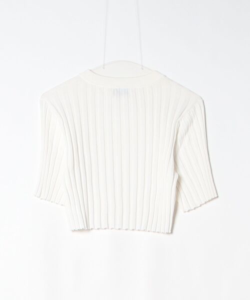 HYKE（ハイク） 7分袖ニット - ホワイト レディース : ZOZOTOWN Yahoo