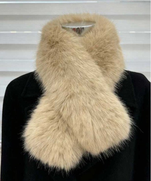 マフラー ストール ボリュームクロスファーマフラー レディース