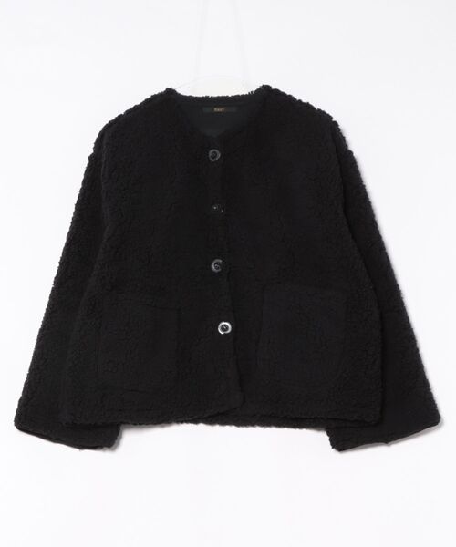 ジャケット ノーカラージャケット ラムファー コート レディース ジャケット ノーカラージャケット ラムファー コート レディース