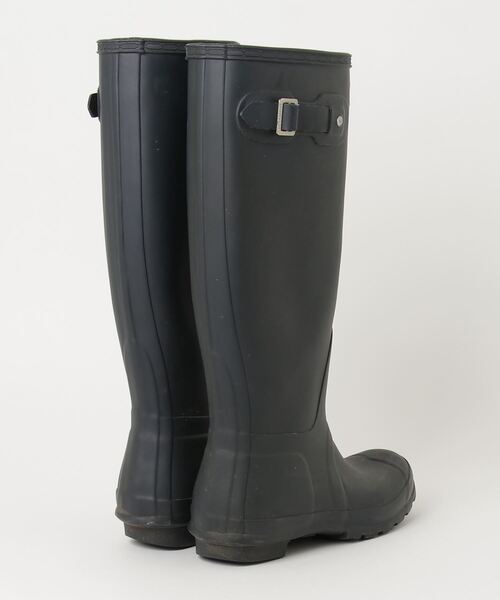 【美品】hunter レインブーツ 38size ブラック 中古・古着通販】HUNTER (ハンター) レインブーツ ブラック サイズ:UK8 靴