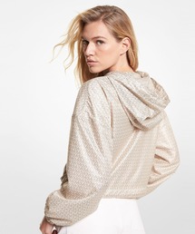 「MICHAEL KORS」 マウンテンパーカー S ベージュ レディースの画像2