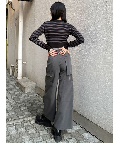MURUA（ムルーア） カーディガン レイヤードクロップドカーディガン