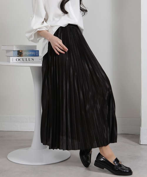 専用　オフショルダー プリーツロングスカート プリーツロングSK|RETRO GIRL | RETRO GIRL ONLINE STORE レトロガール