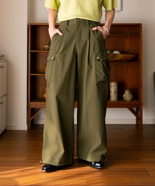 soerte カーゴパンツ 1 カーキ メンズ : ZOZOTOWN Yahoo!店 - 通販