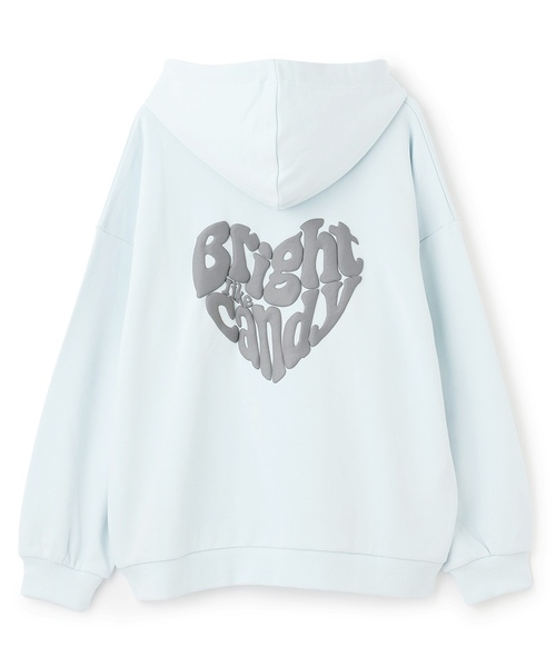 LOVETOXIC パーカー 「秒かわトップス」「LTXC」ハート発泡パーカ LOVETOXIC パーカー 「秒かわトップス」「LTXC」ハート発泡パーカ