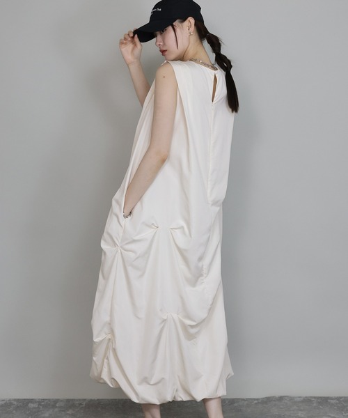 「J by blue」 ノースリーブワンピース MEDIUM ブラック レディース_画像3