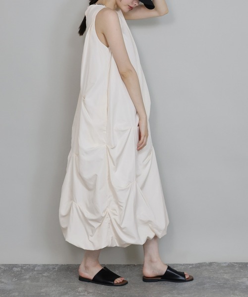 「J by blue」 ノースリーブワンピース MEDIUM ブラック レディース_画像6