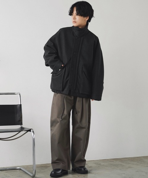 「WYM LIDNM」 ブルゾン L チャコール メンズ_画像9