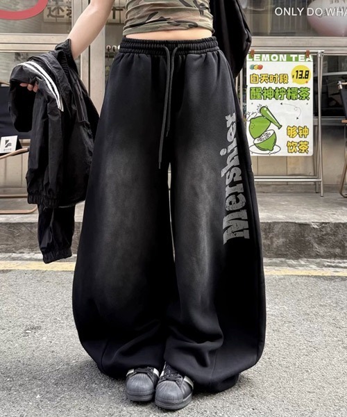 Ressaca（レサーカ） ワイドパンツ スウェットパンツ ジャージ ワイド
