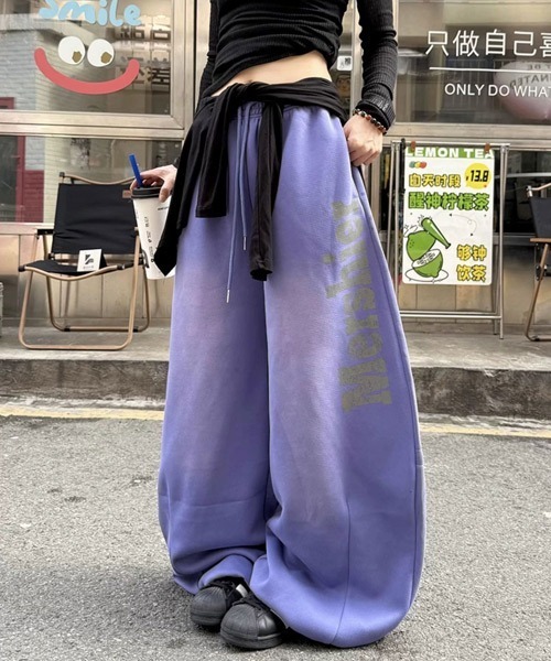 Ressaca（レサーカ） ワイドパンツ スウェットパンツ ジャージ ワイド