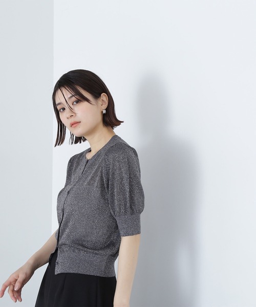 「NATURAL BEAUTY BASIC」 半袖ニット FREE ベージュ レディース_画像6