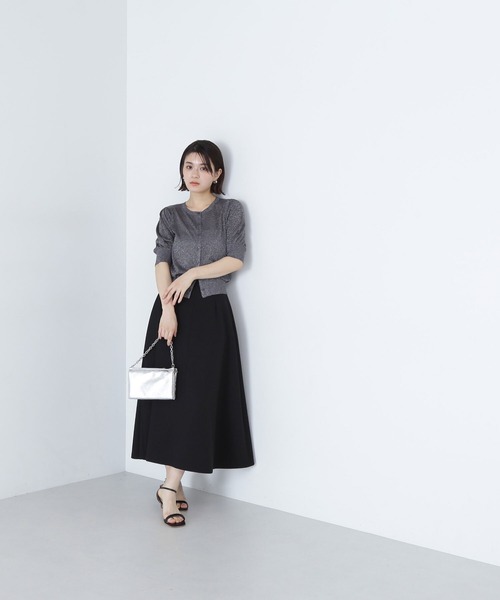 「NATURAL BEAUTY BASIC」 半袖ニット FREE ベージュ レディース_画像7