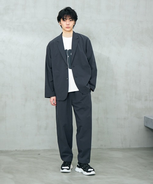 LAKOLE（ラコレ） ワイドパンツ パンツ 「セットアップ可」メッシュ