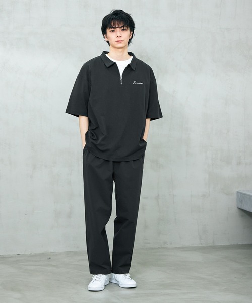 LAKOLE（ラコレ） ワイドパンツ パンツ 「セットアップ可」メッシュ
