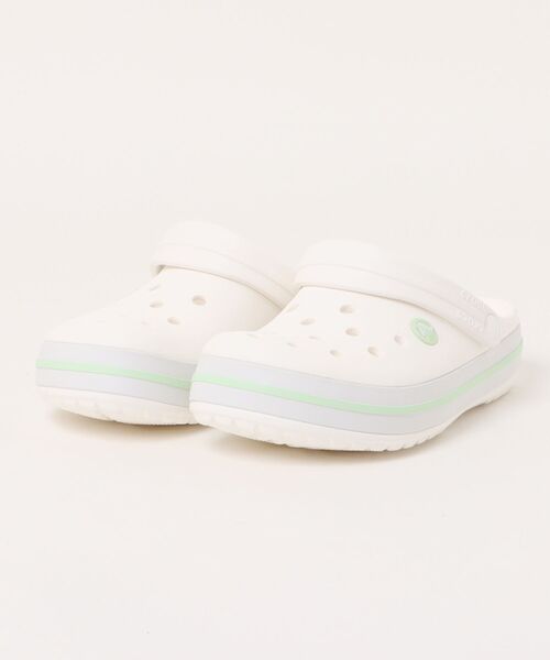 Off white crog サボサンダル crocs（クロックス） サンダル CROCBAND CLOG「軽量」レディース