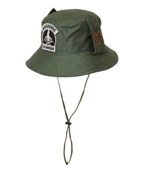 ヒステリックグラマー バケットハット HG LABEL柄 バケットハット|HYSTERIC GLAMOUR MEN | HYSTERIC GLAMOUR
