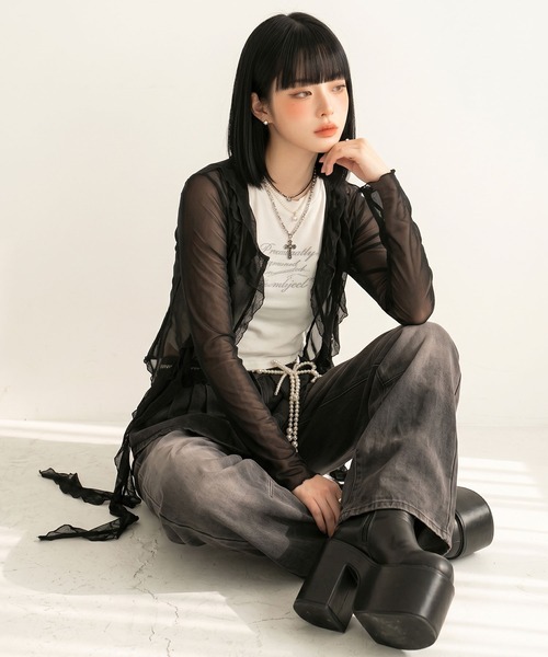 diesel ローライズ ストレッチワイドバギーデニム 00s y2k w24 Diable baiser（ディアブルベーゼ） ワイドパンツ ジーンズ デニム