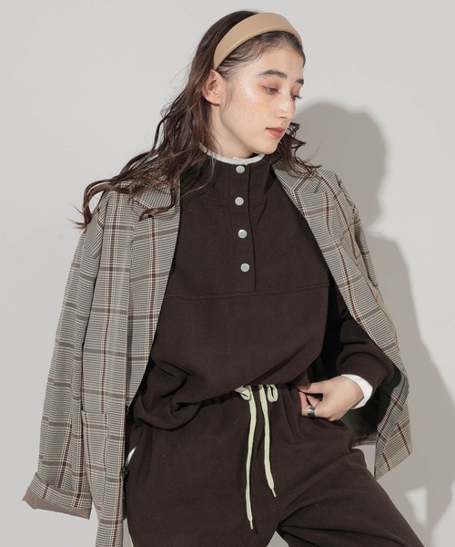 「GEORGE'S」 長袖カットソー MEDIUM ネイビー レディース_画像7