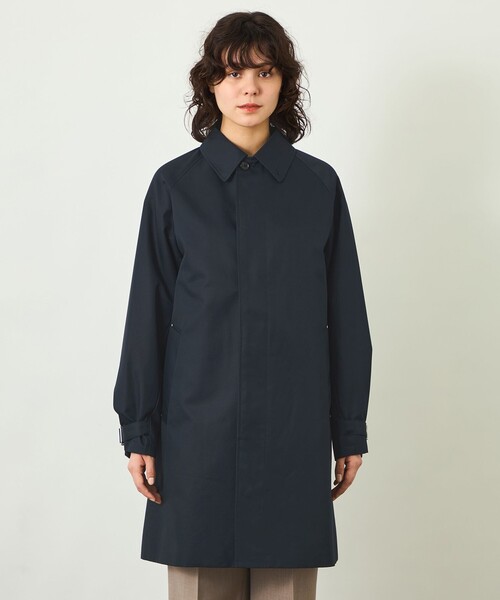 MACKINTOSH PHILOSOPHY ハーフトレンチコート 38 黒 撥水 MACKINTOSH PHILOSOPHY（マッキントッシュフィロソフィー） トレンチ