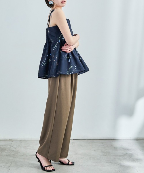チェリー柄のキャミソールセットアップ Fashion Letter（ファッションレター） キャミソール セットアップ可能