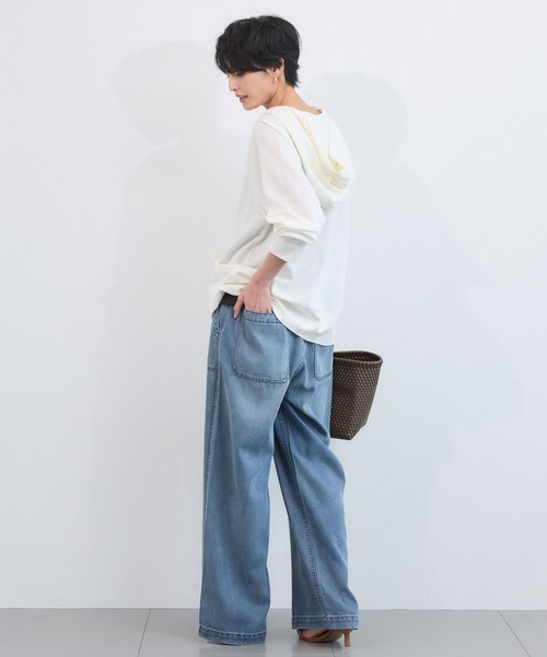 ワイドパンツ ジーンズ デニム デニムパンツ BARNYARDSTORM / ワイドライトデニム「WEB限定サイズL」「Oggi掲載アイテム」の画像