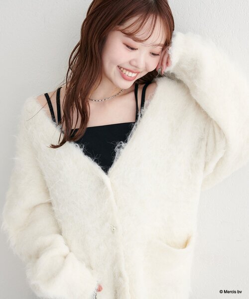 「natural couture」 カーディガン FREE ピンク レディース_画像6
