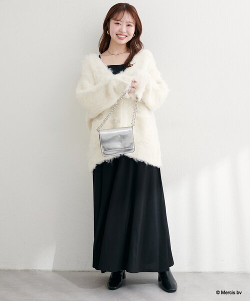 「natural couture」 カーディガン FREE ピンク レディース_画像9