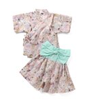 甚平 浴衣 浴衣風甚平 キッズ 子供 女の子の詳細画像4
