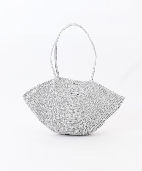 最終値下げ The BAGMATI バグマティ LUREX シルバー かごバッグ The Bagmati（ザバグマティ） かごバッグ カゴバッグ 「BAGMATI