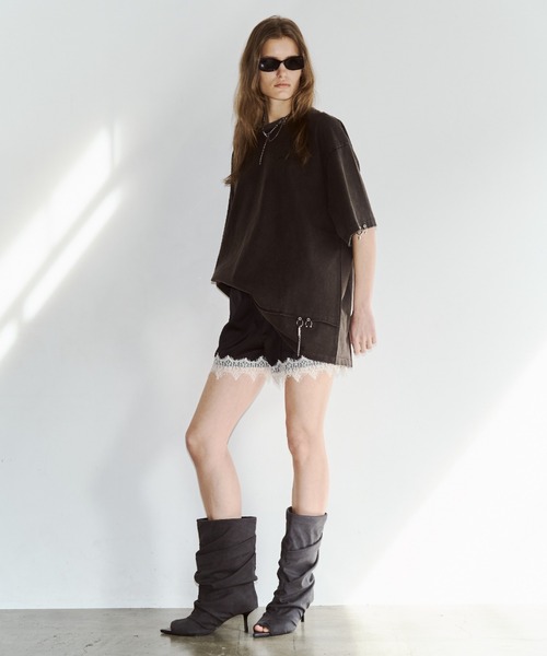 ジョゼムーン ショートパンツ JOSE MOON（ジョゼムーン） パンツ LACE TRIM SHORT PANTS/レース