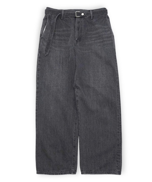 ジーンズ 「YOKO SAKAMOTO」BELTED　TROUSERS メンズ レディース
