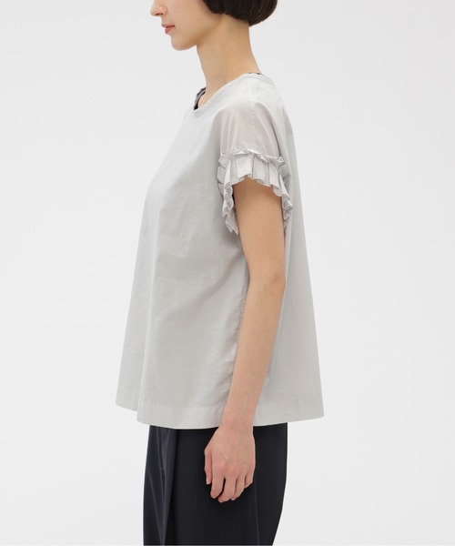 ブラウス シャツ YARN DYE WASHED COTTON レディースの画像