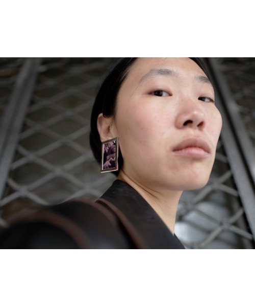 ピアス Frame Earring レディース メンズの画像